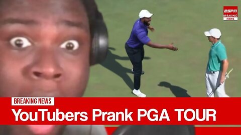 Dannitube Reacts to We Pranked A Professional Golf Tournament!