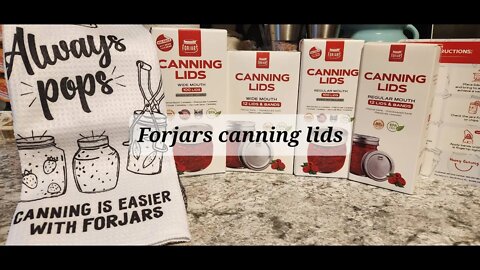 Forjars canning lids see what I got today #canning