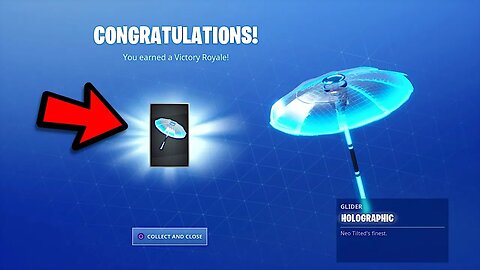 How to Get "SEASON 9 UMBRELLA" in Fortnite! NEW "HOLOGRAPHIC" UMBRELLA UNLOCKED (Holographic Glider)