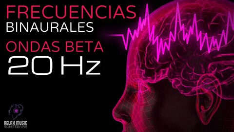 Terapia Sonido Binaural con Ondas Beta 20 Hz - Tono Puro - Tonos Milagrosos y Curativos