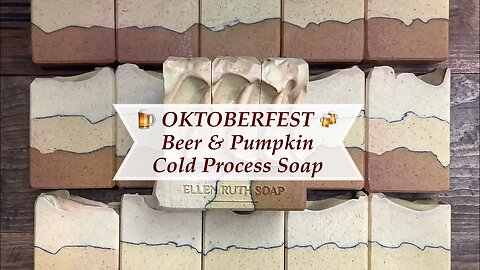 Making 🍻OKTOBERFEST🍻 Beer & Pumpking CP Soap w/ Mica Layers | Ellen Ruth Soap