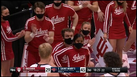 Indiana Cheerleader Saves The NCAA March Madness Game