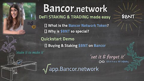 DeFi | BANCOR - How to Earn Passive Income the Simplest, Smartest, & Safest way in any Market