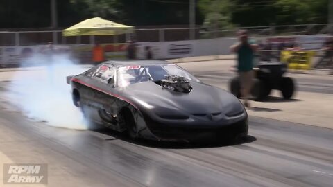 Pro Mod Firebird Testing Outlaw Drag Racing at Kil Kare