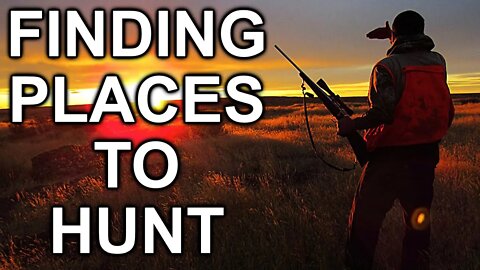 Finding Places To Hunt On Public Land