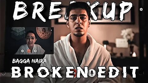 Bagga x Naira Breakup Scene 🥺💔 College Romance Season 3 Whatsapp Status | Broken Status |#breakup