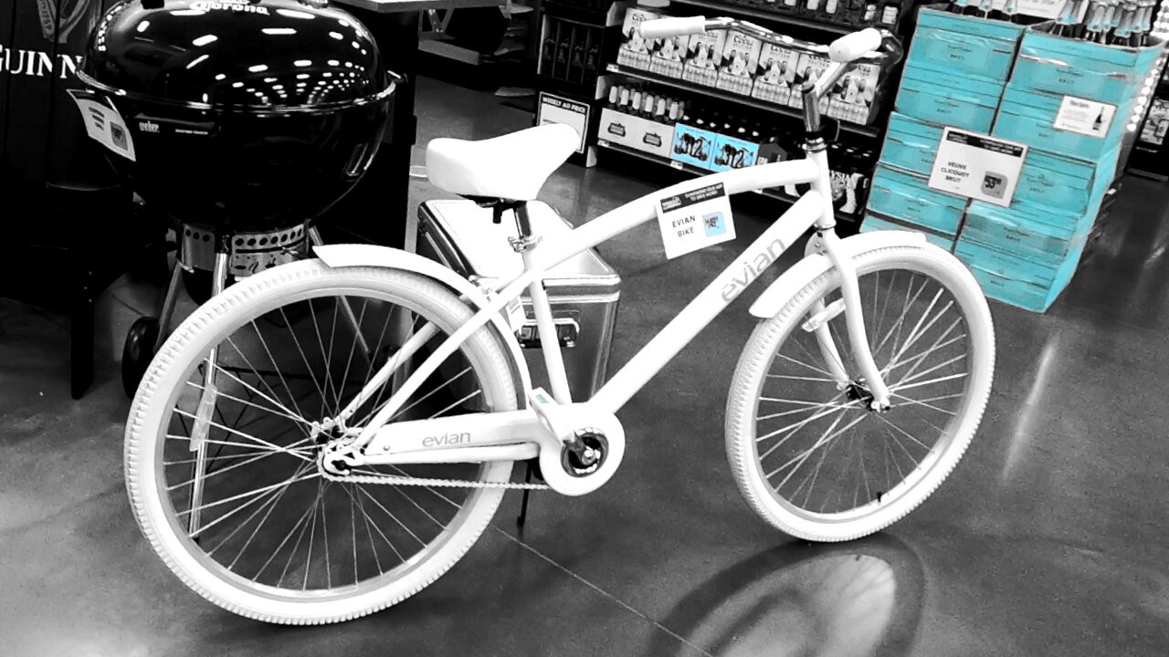 All white bicycle hotsell