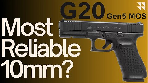 Glock G20 Gen 5 MOS The Most Reliable 10MM? #glock #gen5 #mos #10mm