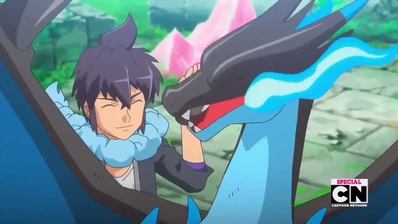 Alain Mega Charizard X sweeps Mega Garchomp