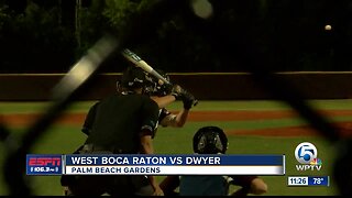 West Boca vs Dwyer baseball 5/8