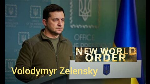 NWO, UCRAINA: Volodymyr Zelensky burattino USA Biden New World Order