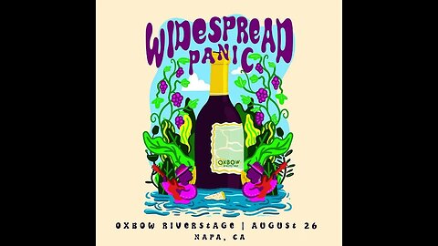 Widespread Panic Oxbow Riverstage Napa, Ca August 26th 2023