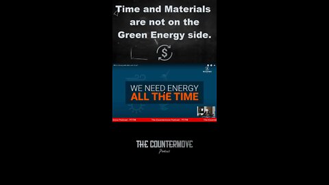 Time and Materials are not on the Green Energy Side. 🤔 #TITM