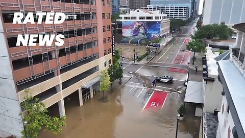 Drone Footage Captures Aftermath of Hurricane Beryl in Texas