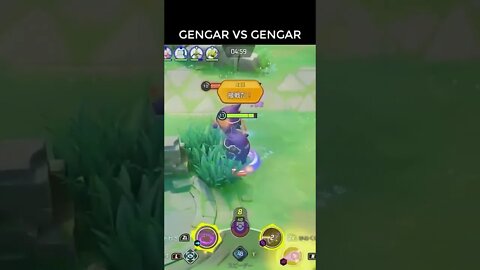 IN GENGAR VS GENGAR WHO WINS IS SLOWBRO #shorts