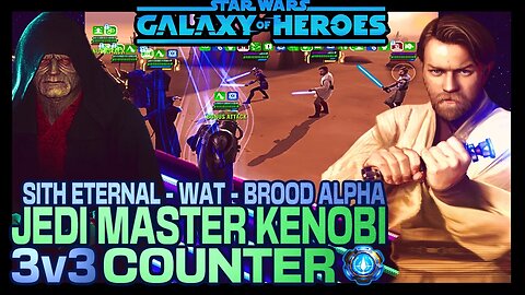 [3v3] JMK COUNTER w/SEE/WAT/BROOD ALPHA - SWGOH/GAC