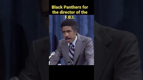 Black Panthers for the director of the F.B.I.