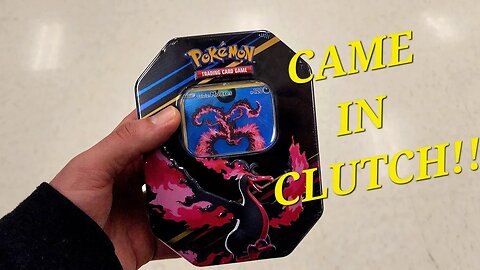 Galarian Moltres Tin Cam in CLUTCH!! New Pokemon Tin Opening!