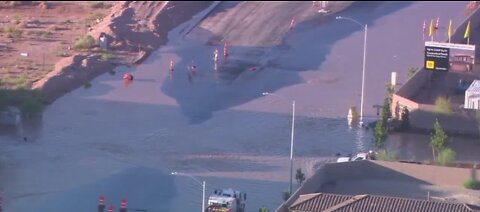 Clark County cleans up after flooding in Mountain's Edge