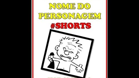 ADIVINHE O NOME DO PERSONAGEM DA TIRINHA #shorts