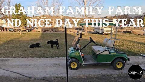 Graham Family Farm: 2nd Nice Day This Year