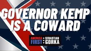 Governor Kemp is a coward. David Perdue with Sebastian Gorka on AMERICA First