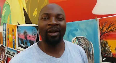 SOUTH AFRICA - Johannesburg - Africa Day - Sculptor Idriss Kalonga (Video) (HAn)