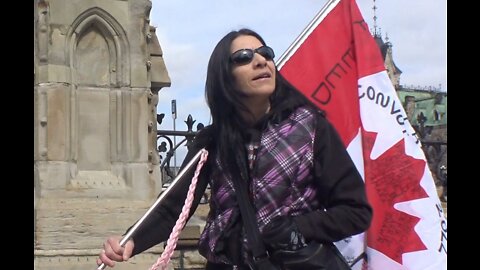 Interview with Shannon @ the Ottawa Freedom Rally 2022 - March 26, 2022 -