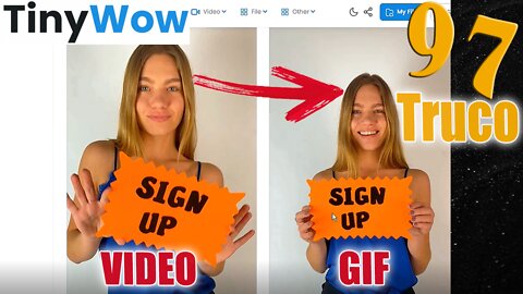 🆕 Cómo crear GIFS Animados con TINYWOW ✅ Convertir videos a GIFS Animados ✅Truco Informático 97