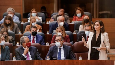 Ayuso: El socialismo ha pasado del lema independentista 'España nos roba' a 'robar a Madrid'