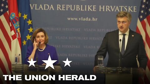 Speaker Pelosi and Croatian Prime Minister Plenković Hold a Joint Press Conference in Zagreb