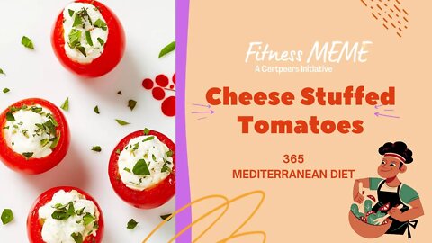 Fitness Diet | Cheese Stuffed Tomatoes - 55/365 - Mediterranean Diet