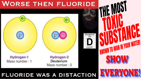 Your Water is NOT H2O! All The Water Is HDO! Water Makes You Sick! We Need To Fix This!