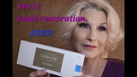 Gana ch Hybrid filler Biostimulator Acecosm Glowface DIY55 aging hands part 2