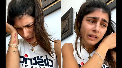 Mia Khalifa brought to tears by angry fan😡