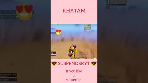 @SUSPENDERYT KHATAM #funny #short #PUBGMVIP #pubgmobile #viral