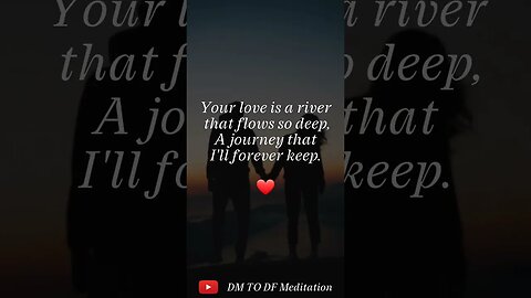 dm to df 💌 Short Love Story 🌷💕divine masculine dm to df meditation #viralvideo #shorts #masculinity