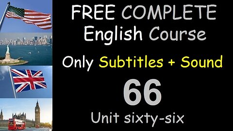 The plane is in the air - Lesson 66 - FREE COMPLETE ENGLISH COURSE FOR THE WHOLE WORLD