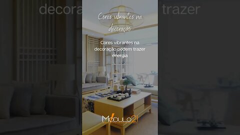 Cores vibrantes na decoração podem trazer energia