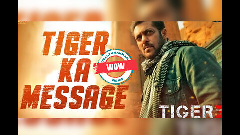 TIGER KA MESSAGE SONG || SALMAN KHAN @KING SALMAN KHAN