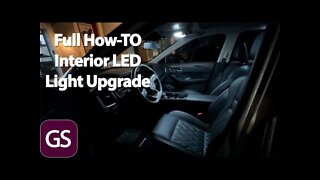 2021+ Nissan Rogue Full Interior LED Light Upgrade Step By Step