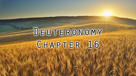 Deuteronomy Chapter 16 | Pastor Anderson