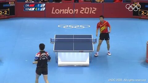 Playback of the men's team final China 3 1 South Korea !!!!! 15