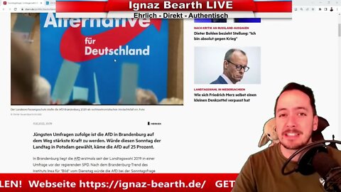 Umfrage Hammer! AfD in Brandenburg stärkste Kraft