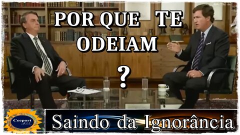 [ DUBLADO PT BR ] Entrevista de Jair Bolsonaro ao apresentador americano da Fox News Tucker Carlson