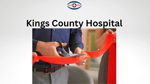 Cutting Ribbon at Kings County Hospital