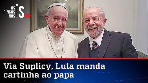 Lula envia carta apelativa ao papa e confessa medo do 2º turno