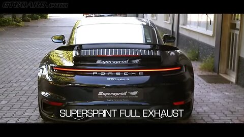 Supersprint exhaust Porsche 992 Turbo the PERFECT MATCH + Crayon, Gentian, GT Silver and Aventurine