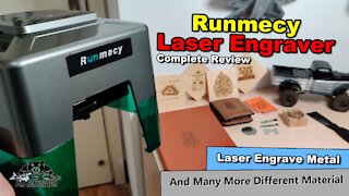 Runmecy Desktop laser Carver metal Laser Engraver Laser Cutter