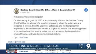 Deputies investigate kidnapping in Tucson area